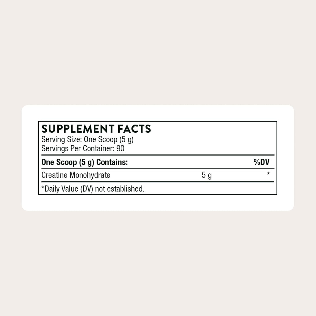 Thorne Creatine Micronized Creatine Monohydrate Powder  Unflavored (90 Servings)