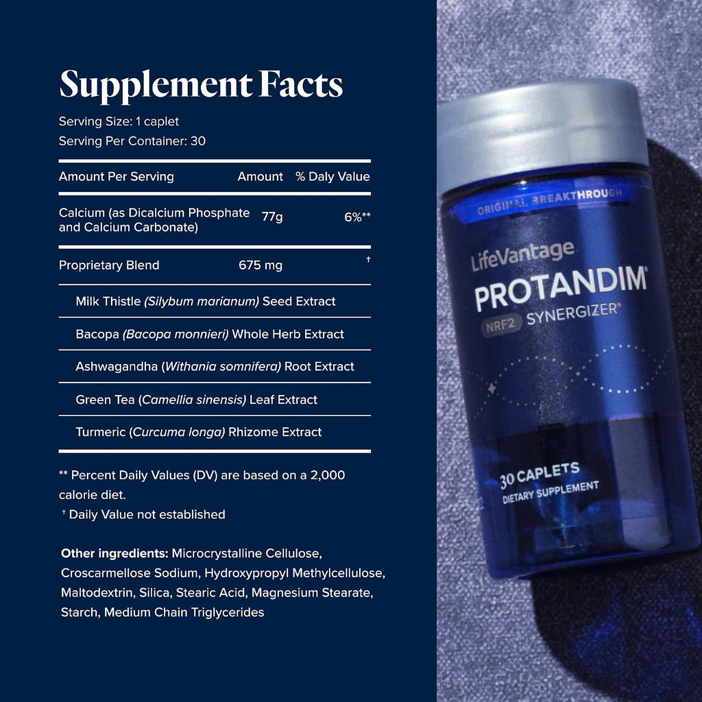 LifeVantage Protandim NRF2 Synergizer – 30 Caplets | Cellular Defense Supplement