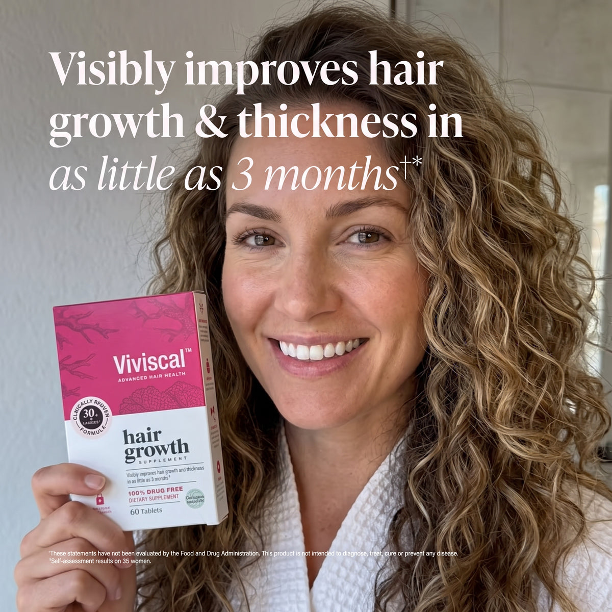 Viviscal Hair Growth Supplements for Women – 60 Tablets, 1-Month Supply