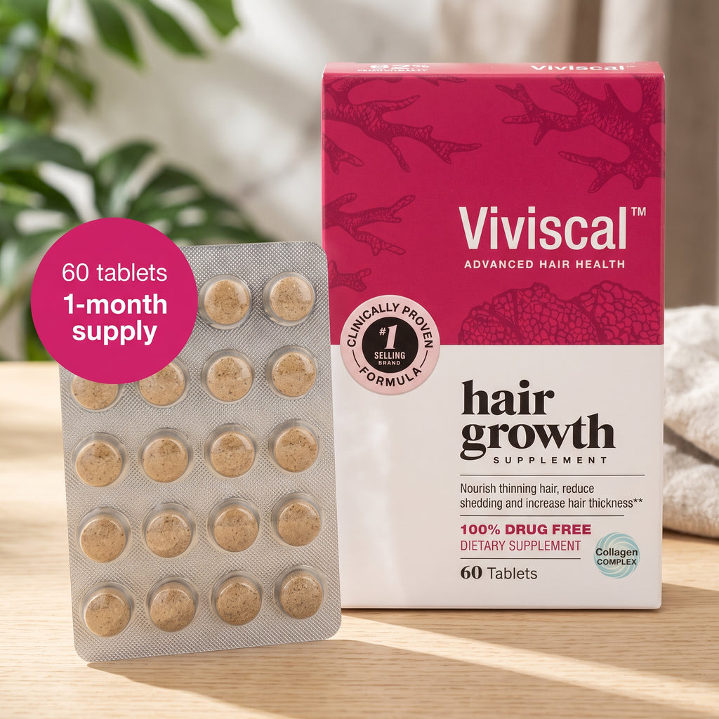 Viviscal Hair Growth Supplements for Women – 60 Tablets, 1-Month Supply