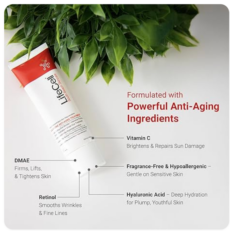 LifeCell - All-in-One Anti-Aging Treatment 2.54 Oz/ 75ml.