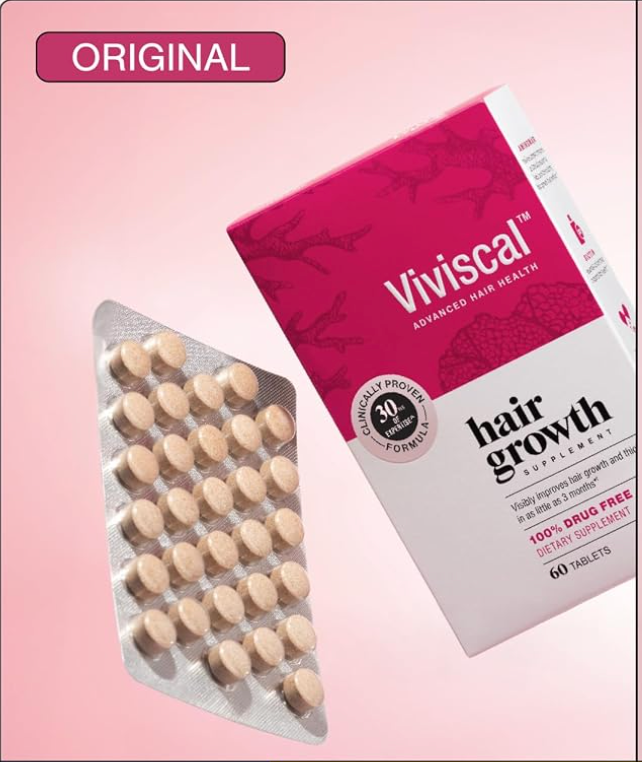 Viviscal Hair Growth Supplements for Women – Pack of 2, 120 Tablets